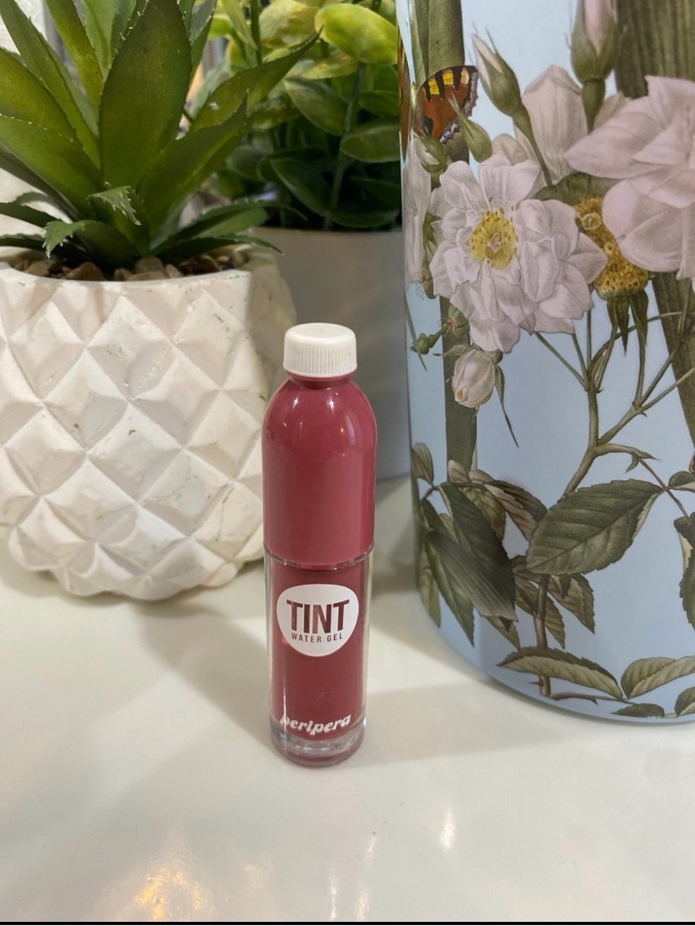 Water Gel Lip Tint Peripera #7 Red Bean Press
